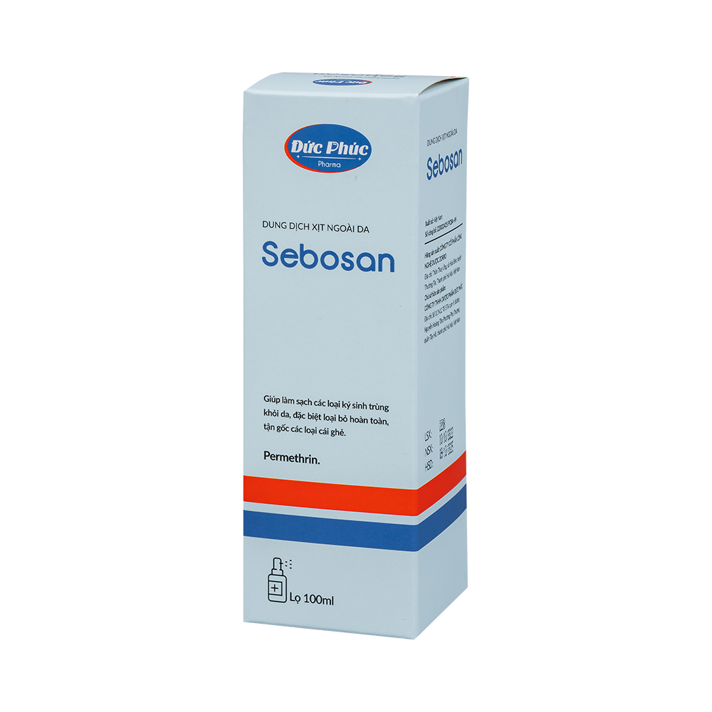 Xịt ghẻ SEBOSAN 100ml | CEVPharma GHCH Kim cương - Vimedimex